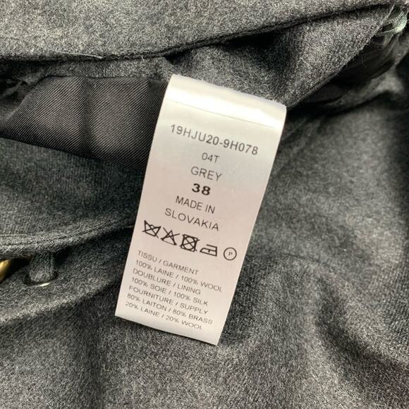 Chloe Chain Embellished Wool Skirt Size 38/ US 6 - Picture 7 of 8